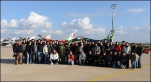 gli studenti della facolt dingegneria di Palermo al 37 Stormo