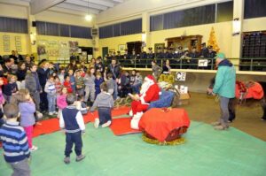 il momento dell arrivo del babbo Natale