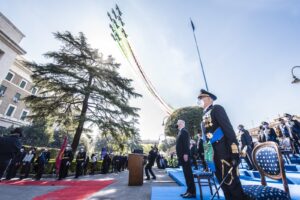 il-passaggio-delle-Frecce-Tricolori