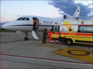 aereo e ambulanza