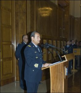 l'intervento del generale Tomao