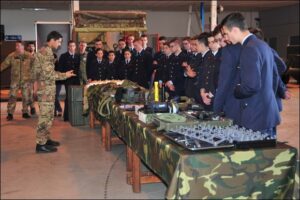 un momento della visita al GMSO