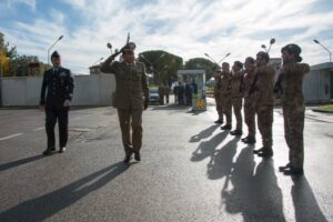 saluto militare al colonnello a viterbo
