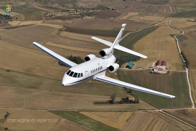 aereo in volo