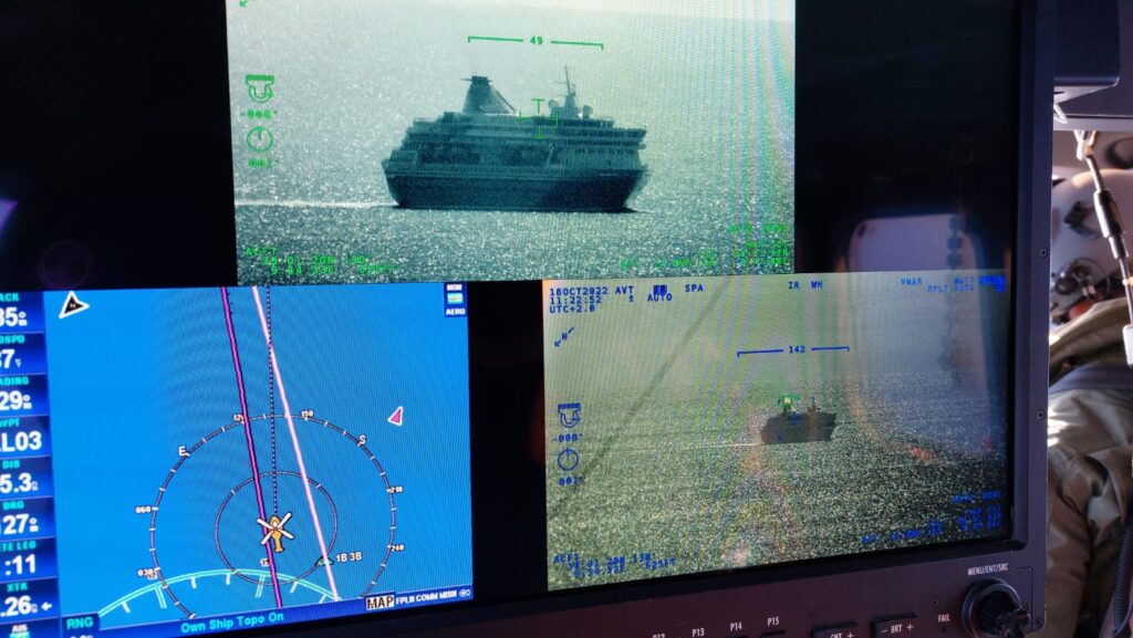 Soccorso Nave Balmoral 80 centro CSAR
