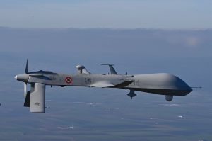 Un drone Predator A in volo