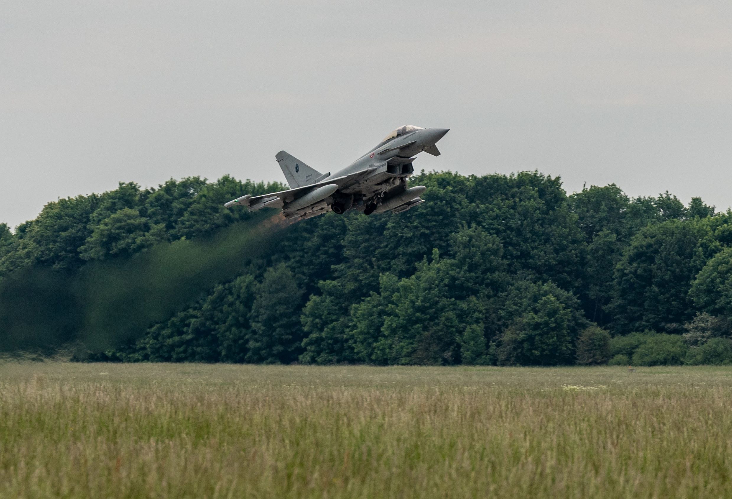 Decollo Polonia: Eurofighter italiani in decollo su allarme - Aeronautica Militare