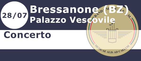 Concerto Bressanone del 28/07/2026