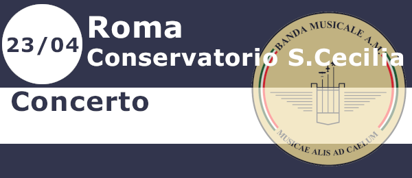 Concerto Roma del 23/04/2026