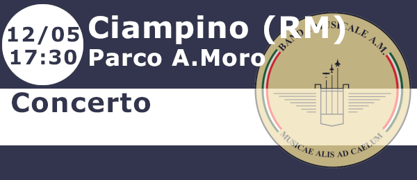 Concerto Ciampino 12 Maggio 2026