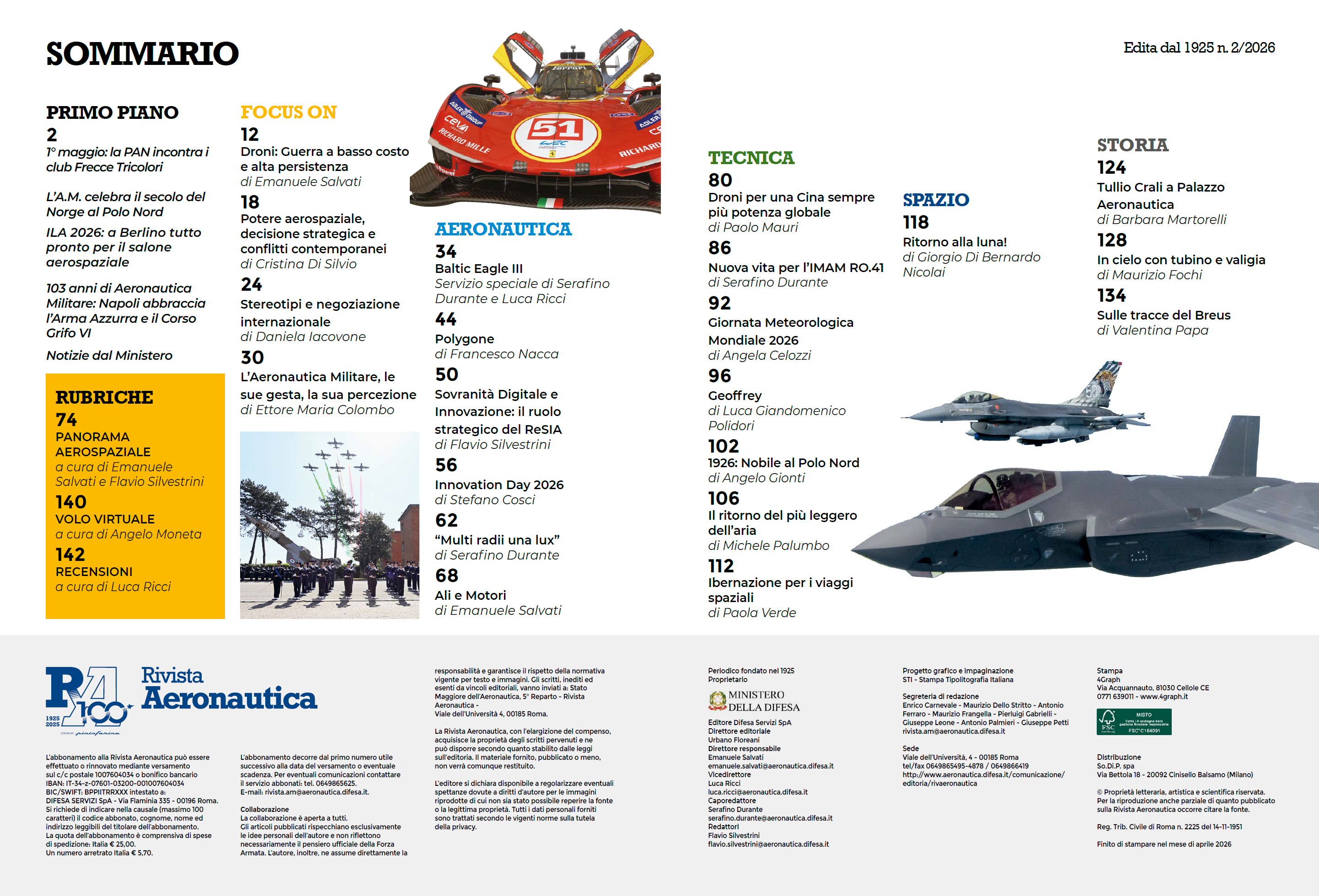 SOMMARIO RIVISTA